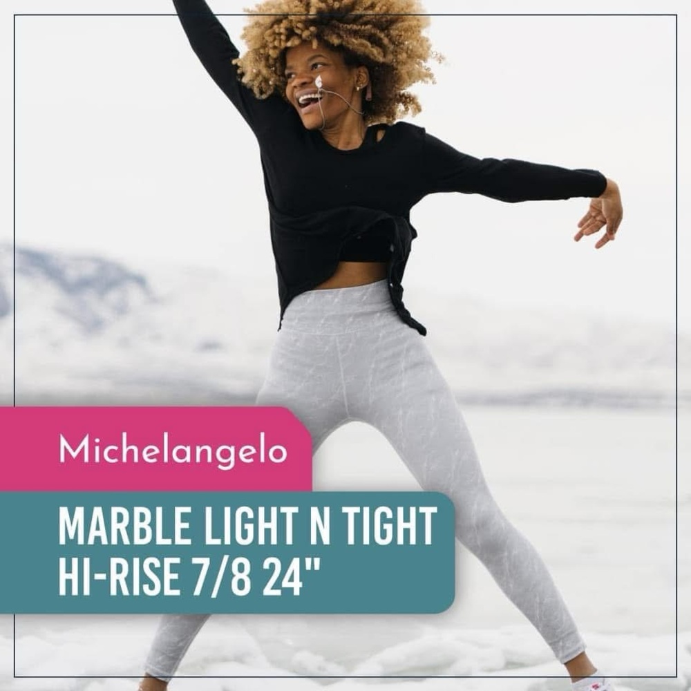 ZYIA Gray Patterned Leggings